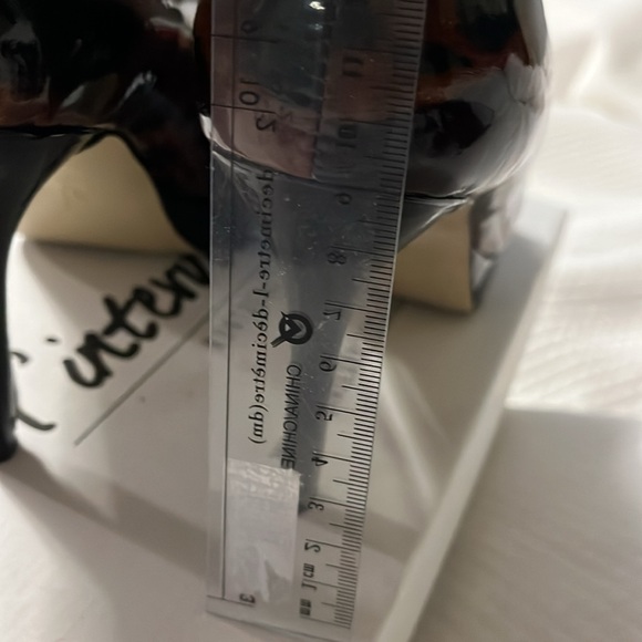 Patent Leather Peep toe Leather Heel Shoes size 8 - Picture 7 of 7